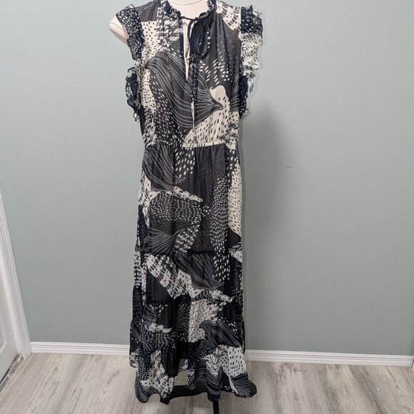 NWT Philosophy dress grey and black size SP - Picture 3 of 4